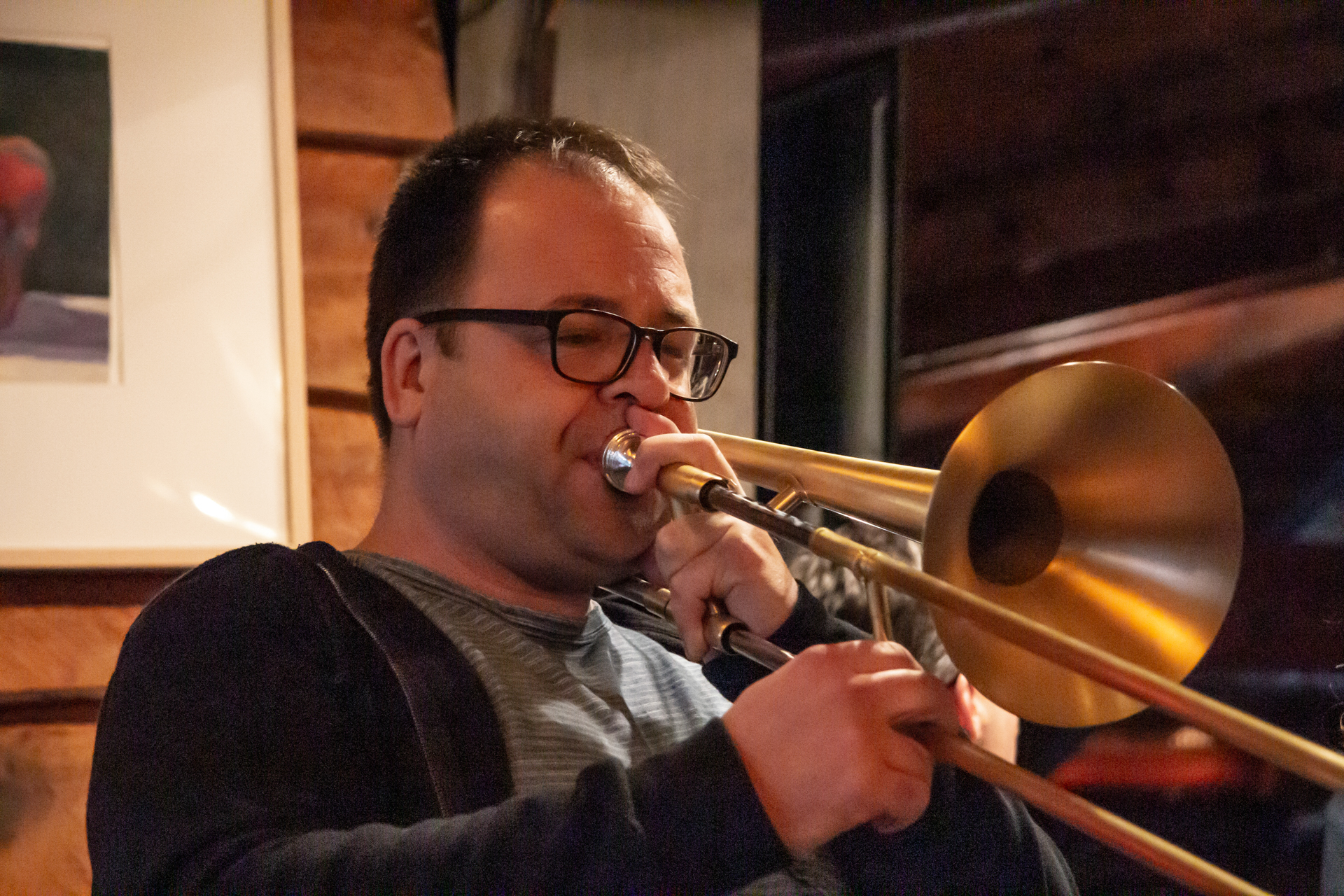 Andy Baker, trombone