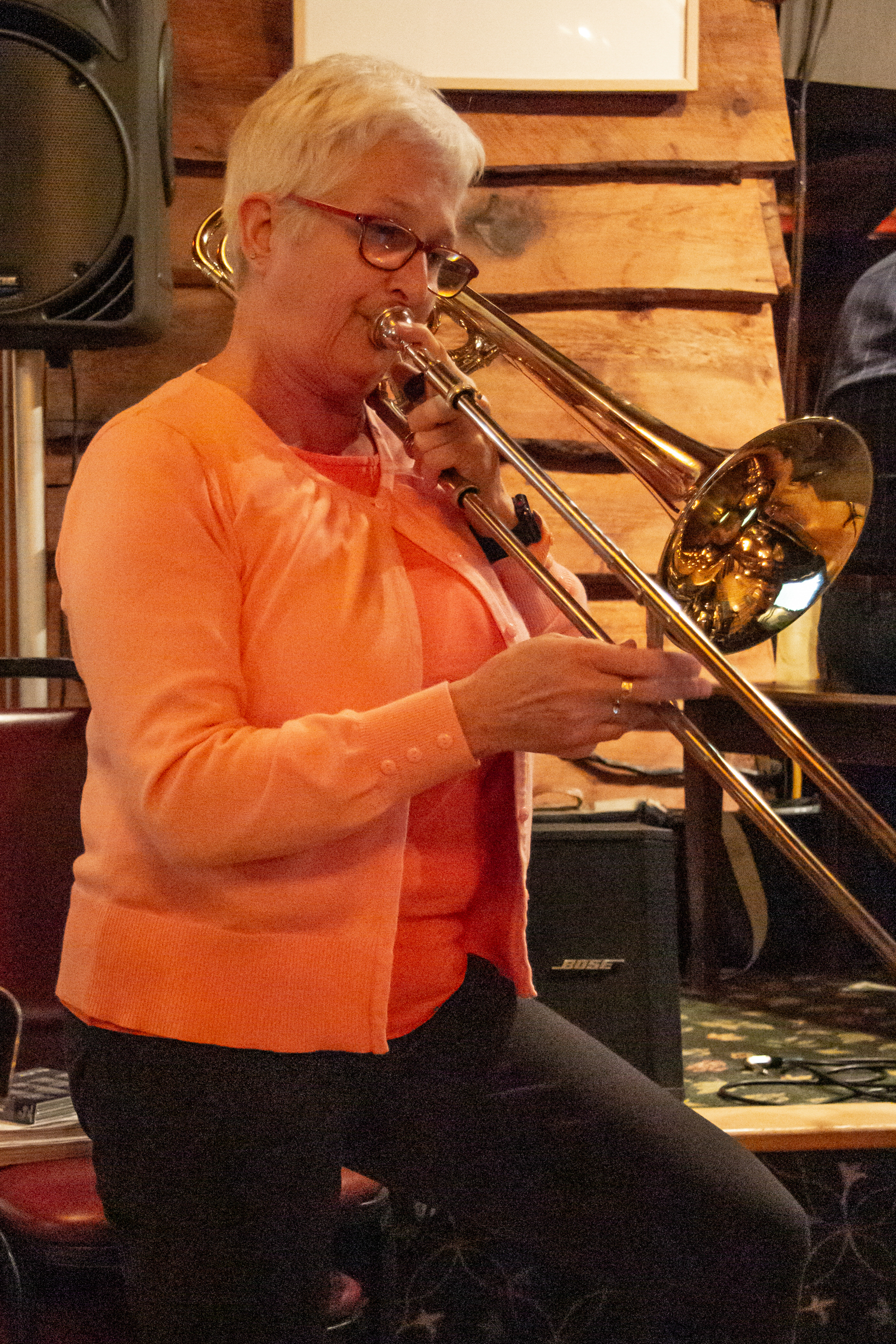 Cathy Monaghan, trombone